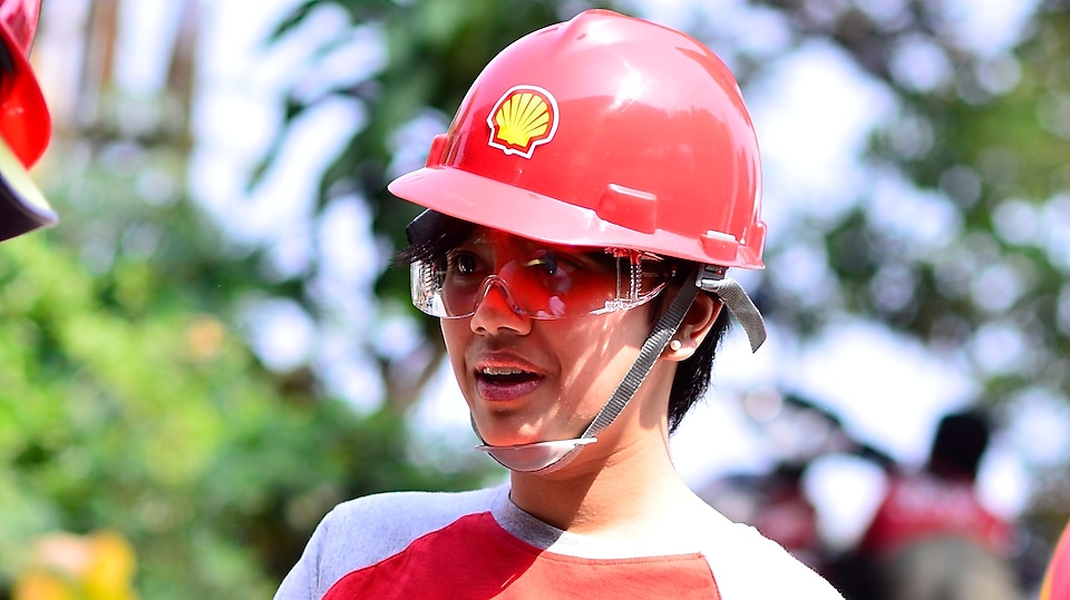 First time building a house from scratch – participated in Shell Indonesia's giving back to the community program, Habitat for Humanity.