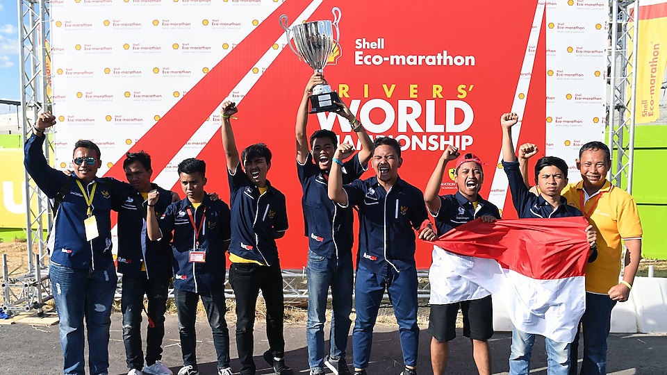 The winners of the Drivers' World Championship 2018 at the Queen Elizabeth Olympic Park