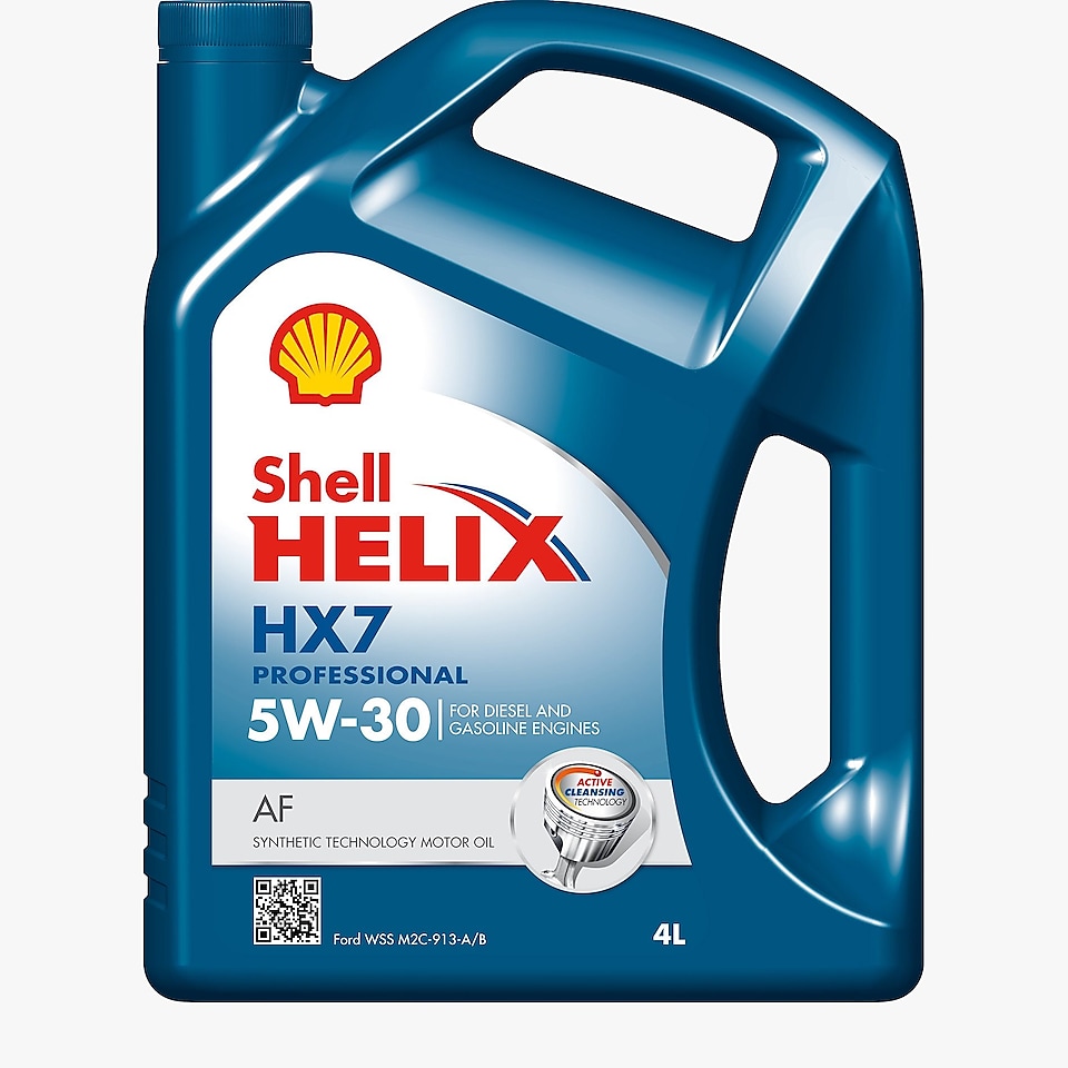 Packshot of Shell Helix HX7 Professional AF 5W-30