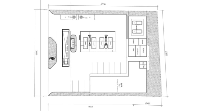 Acuan standar tata ruang desain SPBU Shell. Shell akan membantu desain awal rencana SPBU Shell Anda