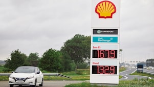 shell fuel billboard on highway