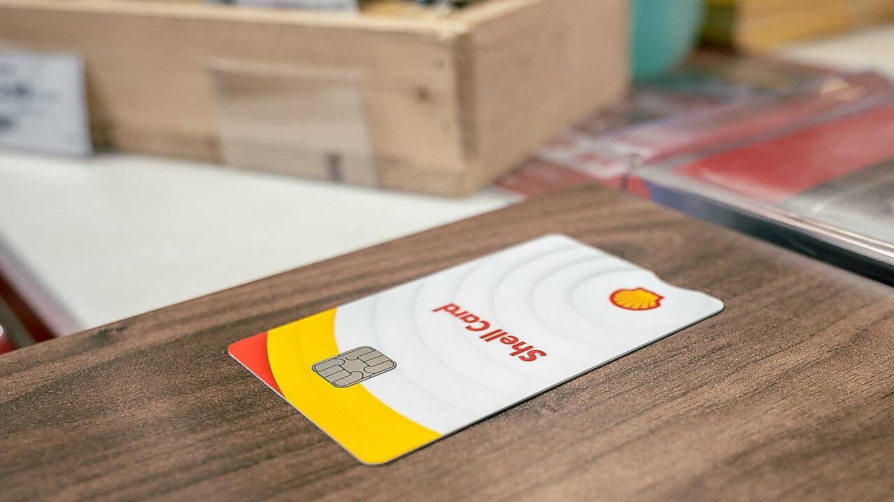 Detail shot on Shell Card - Commercial Road Transport, CRT