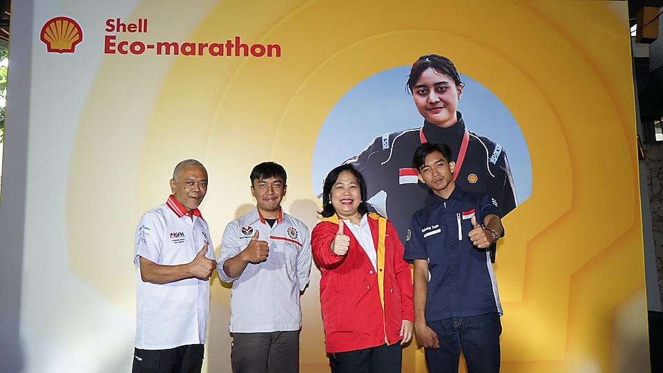 Foto Konferensi Pers Shell Eco-marathon 2023 Indonesia