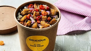 Chicken Katsu dengan Saus Pedas Asli Indonesia