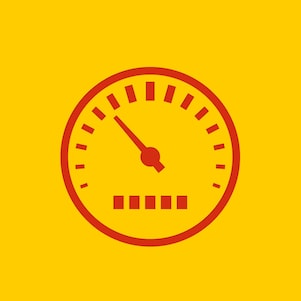 gambar speedometer merah