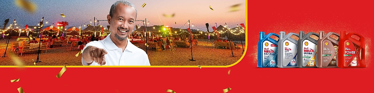 Pengumuman bahwa pemenang undian Double Shell Helix Experience sudah terpilih.