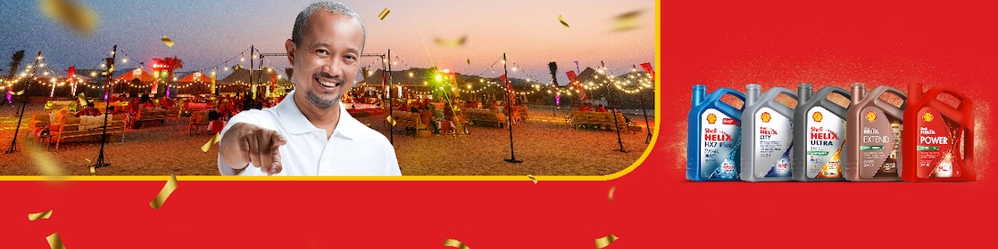 Pengumuman bahwa pemenang undian Double Shell Helix Experience sudah terpilih.