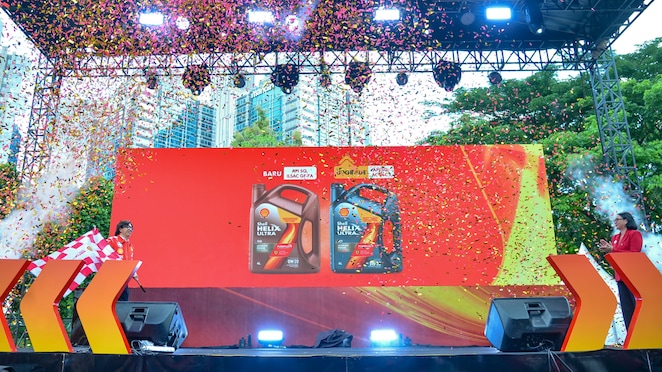 Agenda resmi peluncuran Shell Helix Ultra terbaru yang diliput oleh Kompas TV.
