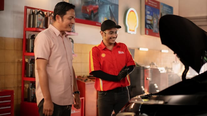 Oli Shell Helix khusus LCGC dapat ditemukan di Bengkel Rekanan Shell (terdekat).