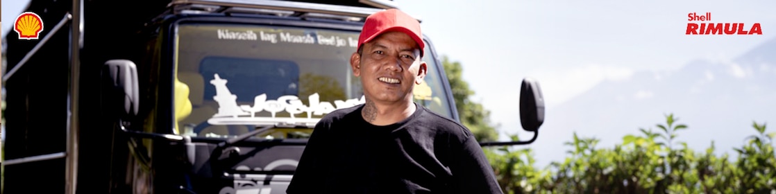 Agus Tegar sopir truk