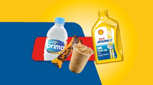 Promo Oli dan Cemilan di Shell Select