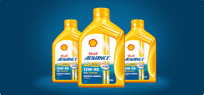 Shell Advance 4T AX5 Scooter 20W-40